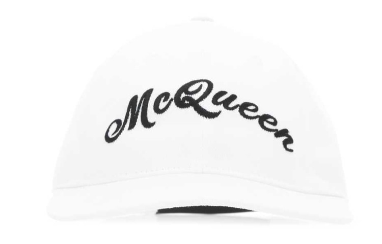 Alexander McQueen Baseball Cap White