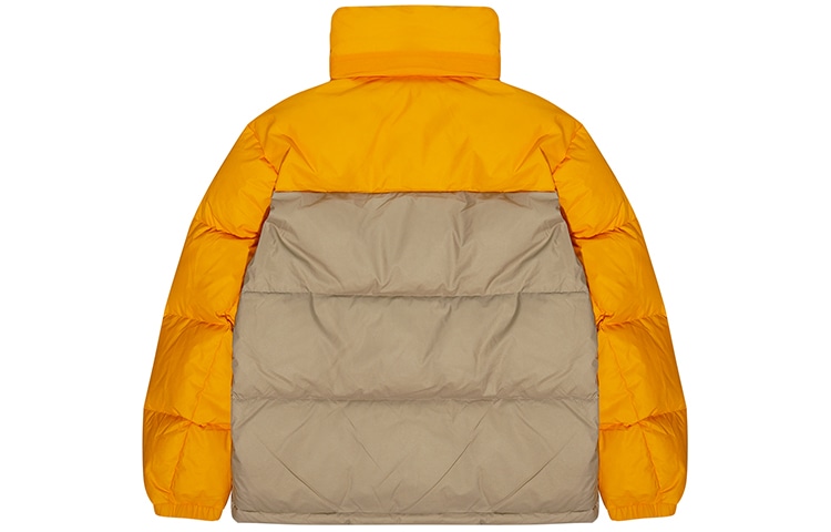 New Balance Reversible Hooded Down Jacket Yellow — фото 3