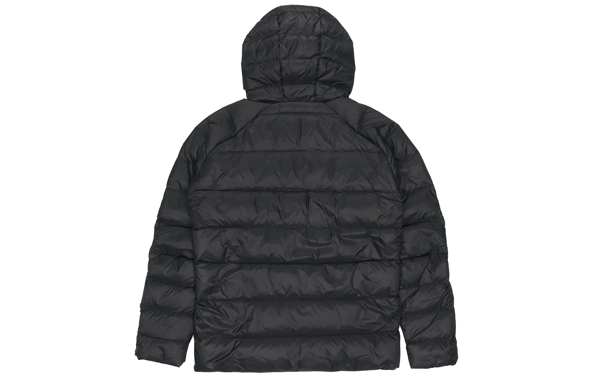 Puma Logo Down Jacket Hoodie Black — фото 1