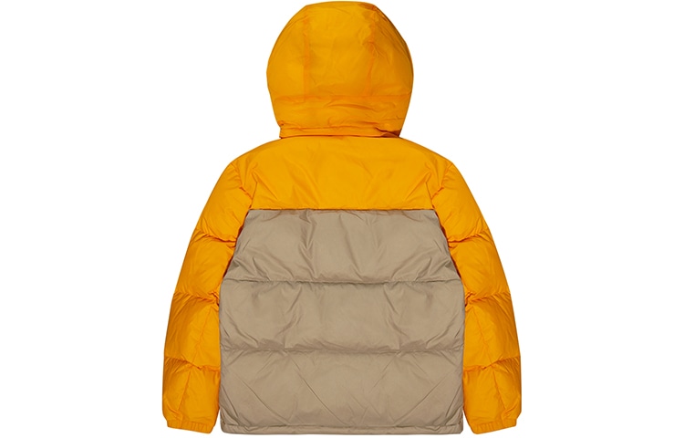 New Balance Reversible Hooded Down Jacket Yellow — фото 2