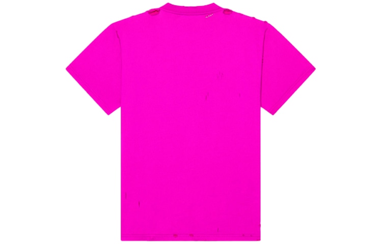 Balenciaga FW21 Distressed T-Shirt Pink — фото 1