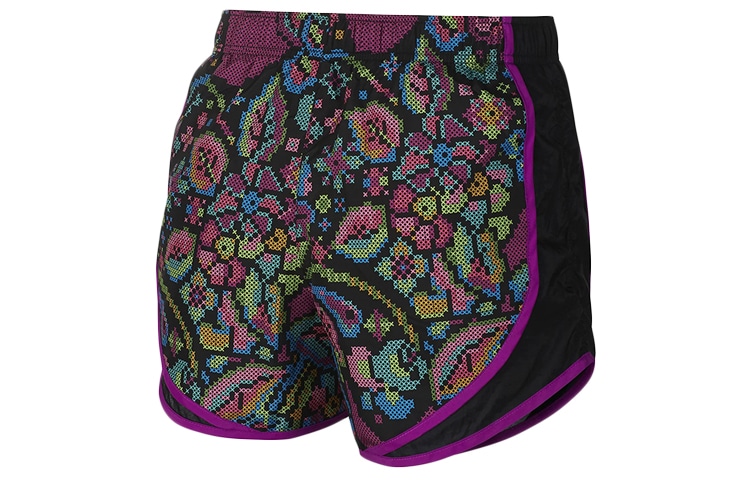 Nike Tempo Printed Running Shorts Women Black — фото 1
