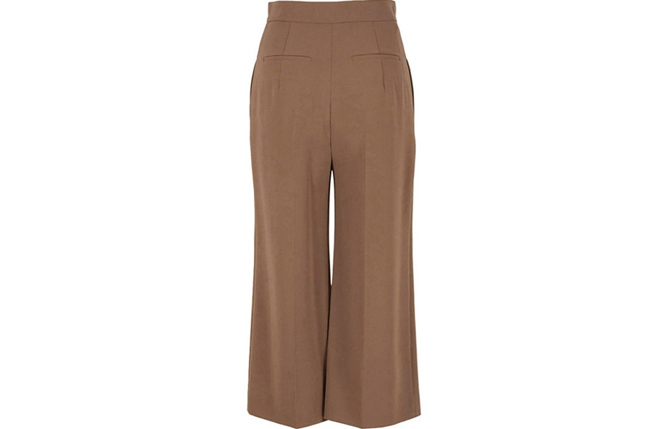 MaxMara Gerry Straight Leg Trousers Brown — фото 4