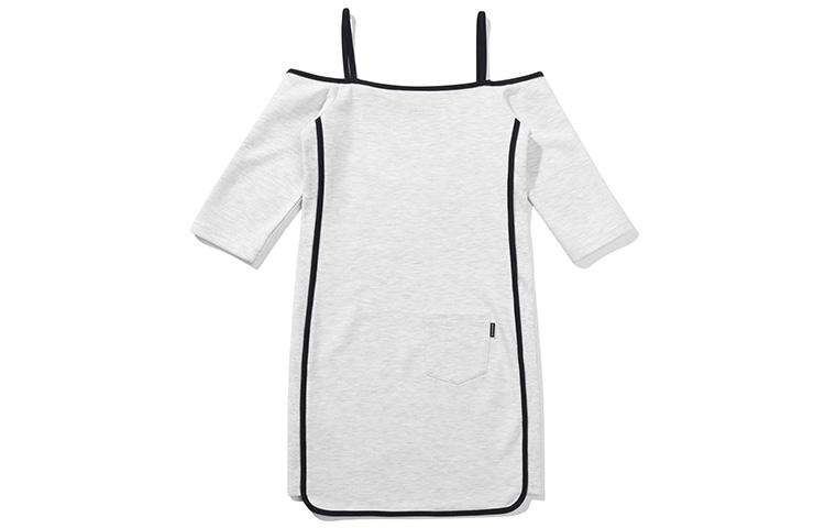RMTCRW ROMANTIC CROWN Одежда (Арт. MONOCHROME SHOULDERLESS DRESS) — фото 1