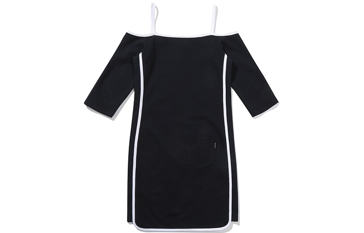 RMTCRW ROMANTIC CROWN Одежда (Арт. MONOCHROME SHOULDERLESS DRESS) — фото 5