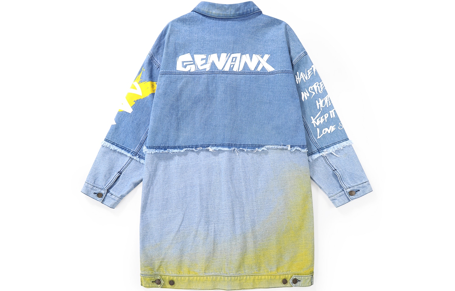 Genanx Lightning Denim Trench Coat — фото 1