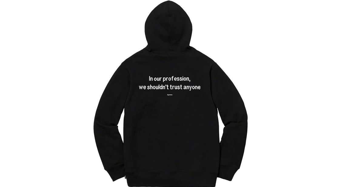 Supreme FW18 The Killer Hooded Sweatshirt Black — фото 1
