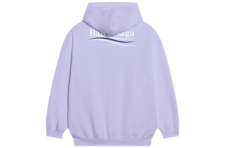 Balenciaga Logo Print Pullover Purple — фото 1