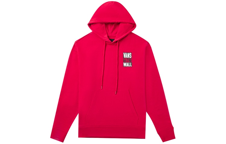 Vans Logo Hoodie Red — фото 1