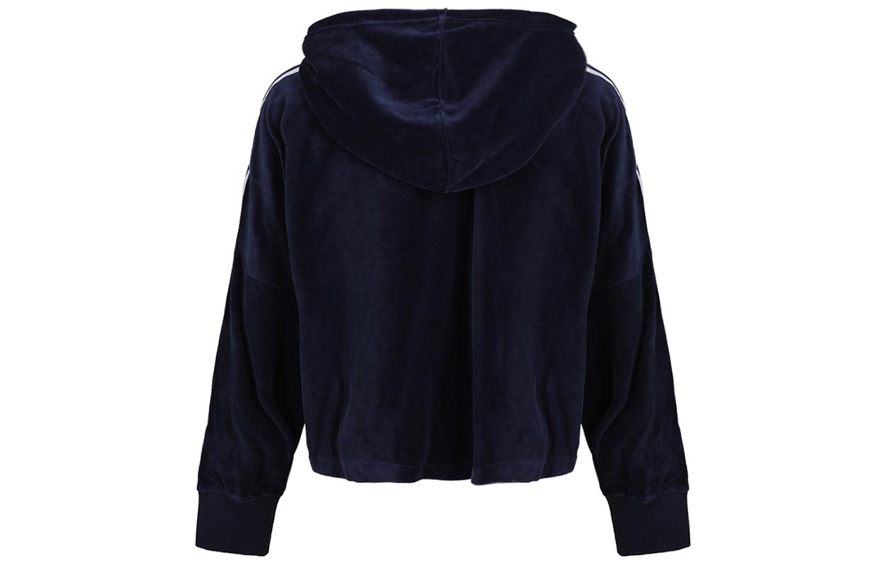 Adidas Originals Cropped Hoodie Navy — фото 1