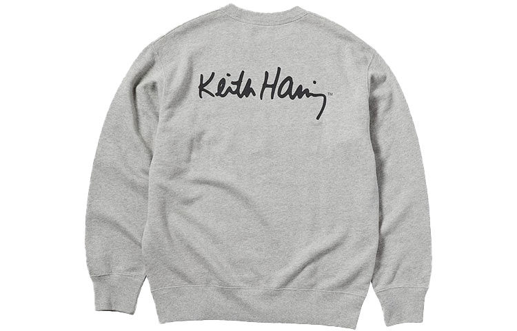 Uniqlo x Keith Haring Crewneck Sweatshirt Grey — фото 1