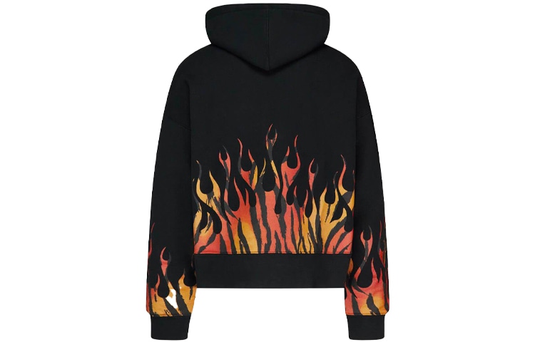 Palm Angels Tiger Flame Hoodie Black — фото 1