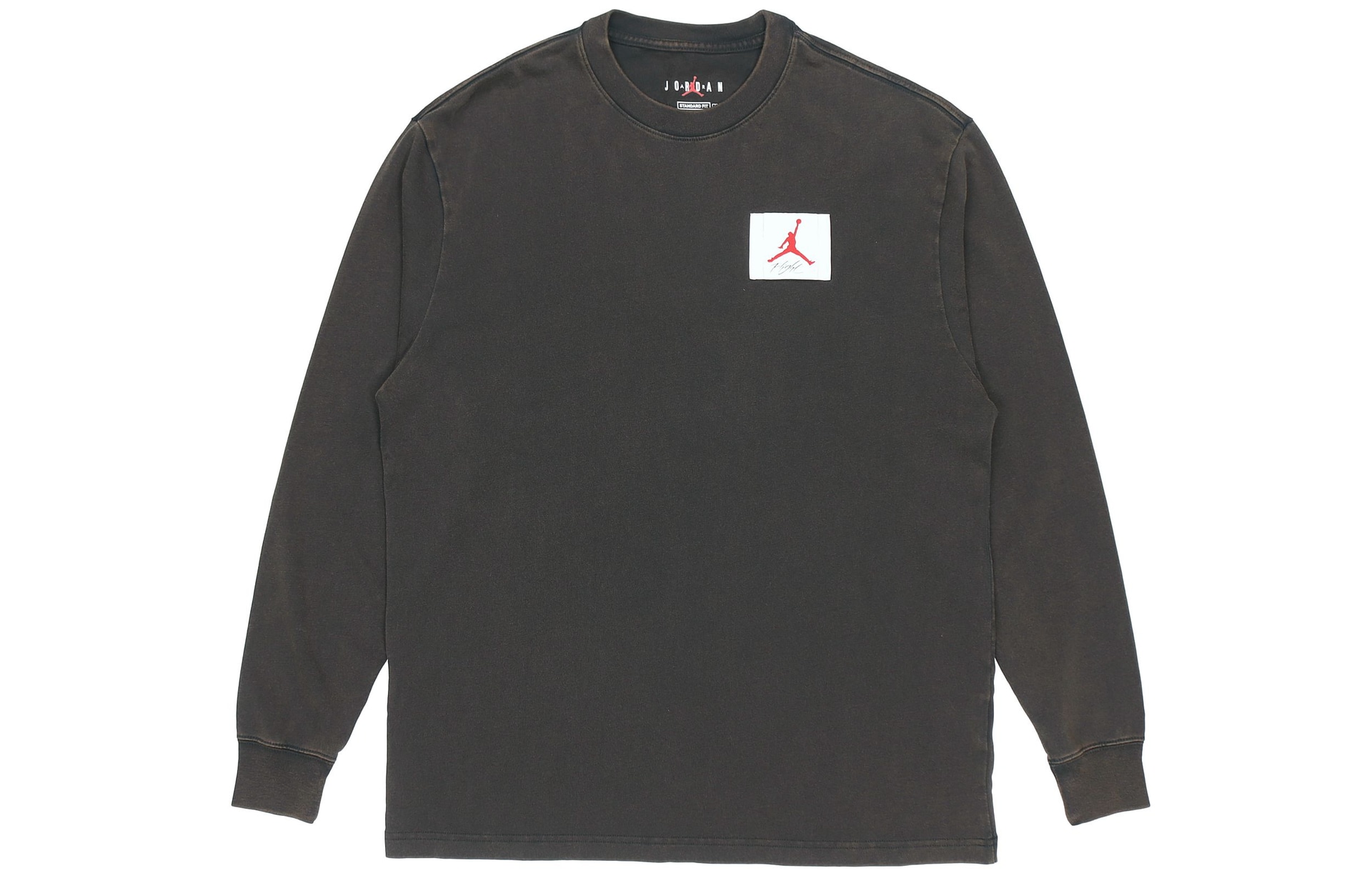 Jordan Logo Crewneck Sweatshirt Black — фото 1