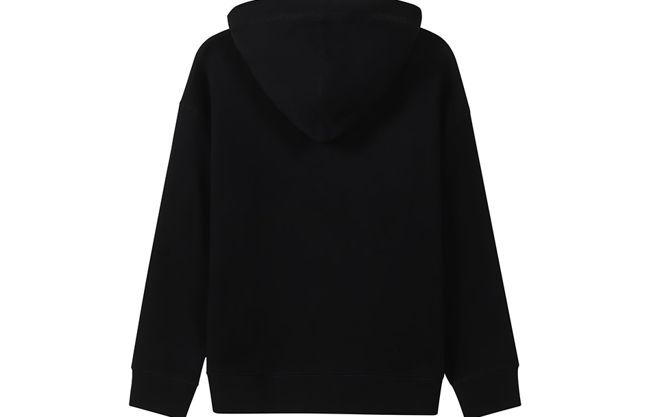 Emporio Armani Fleece Hoodie Black — фото 1