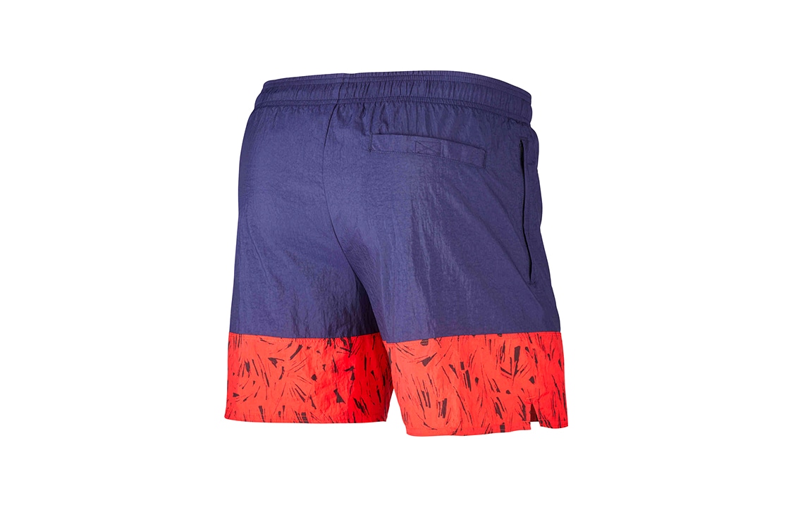 Nike Running Shorts Blue Red — фото 1