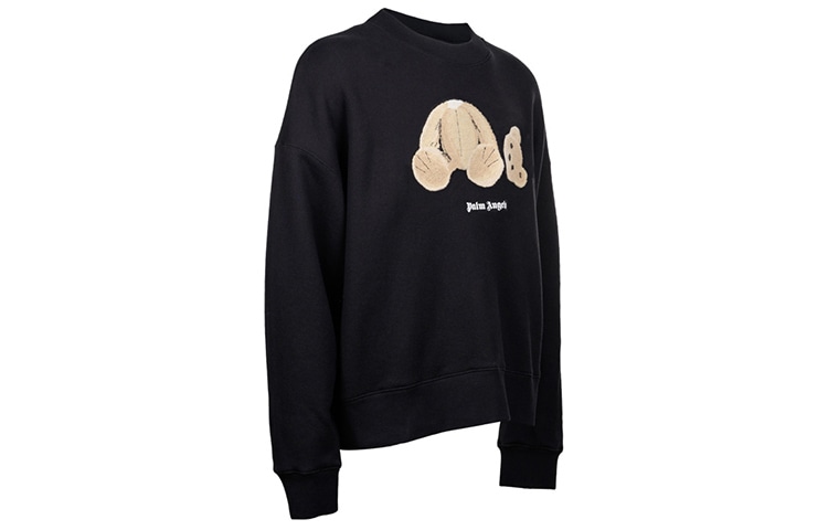 Palm Angels Bear Print Sweatshirt Black — фото 3