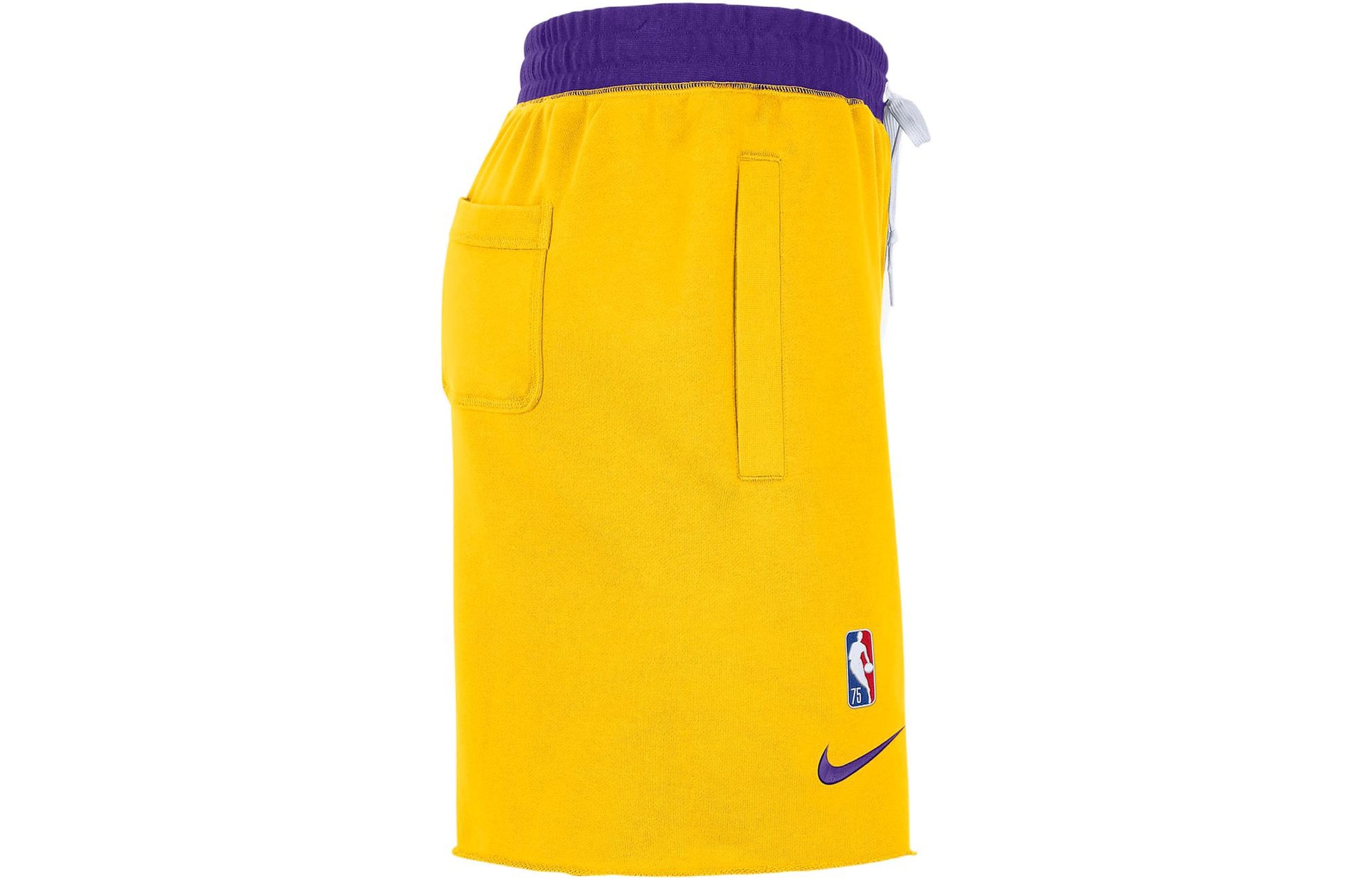 Nike Lakers Shorts Yellow — фото 2