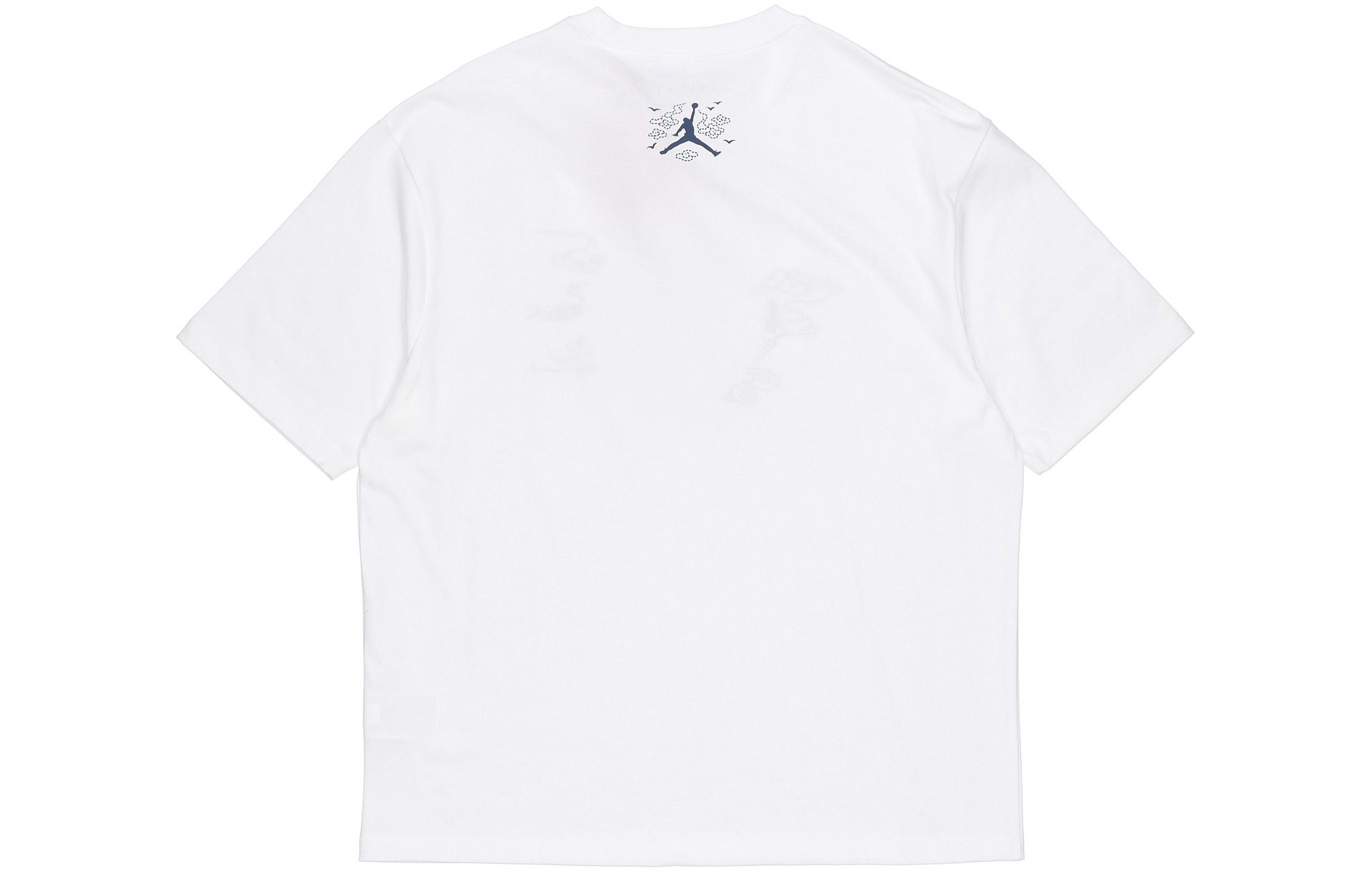 Jordan Printed Crewneck T-Shirt White — фото 1