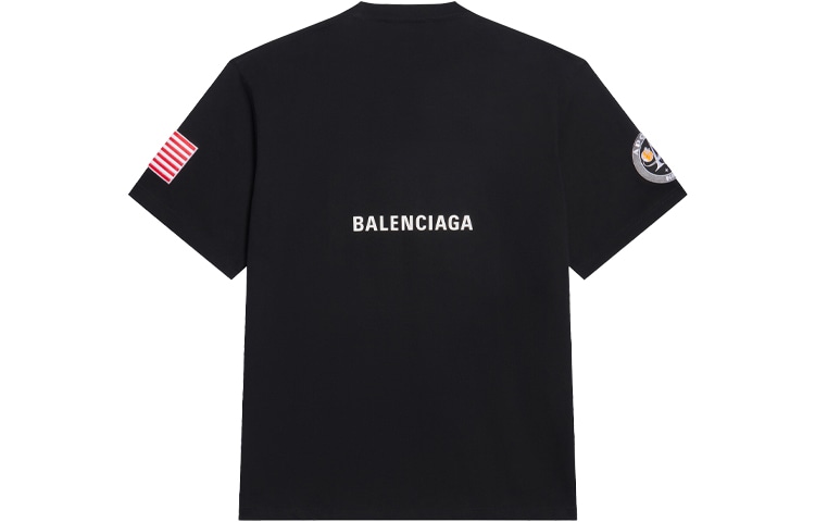 Balenciaga x NASA Space T-Shirt Black — фото 1