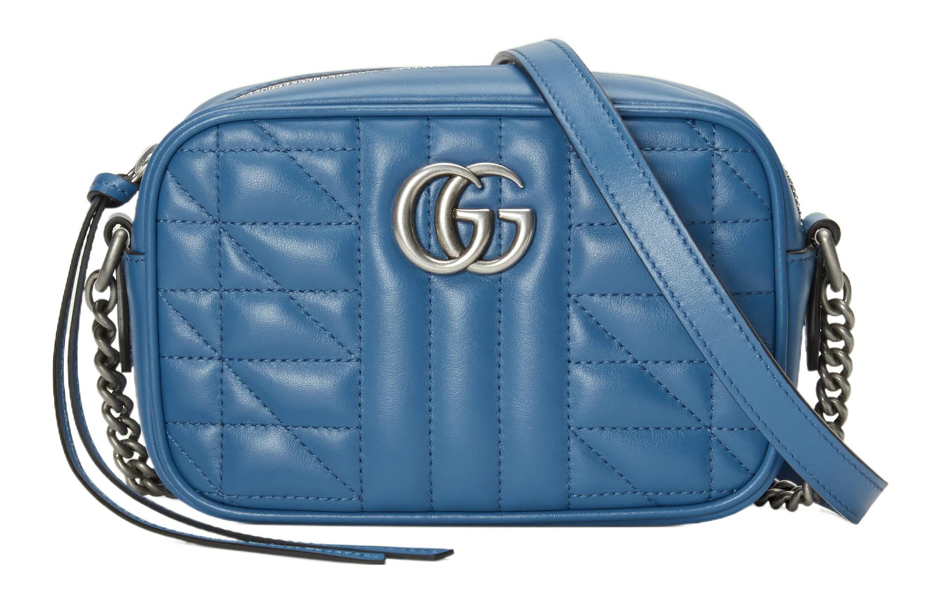 GUCCI/古驰 Gucci GG Marmont Mini Blue