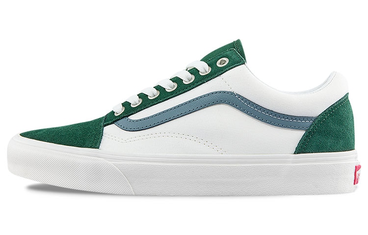 Vans Old Skool White Green — фото 5