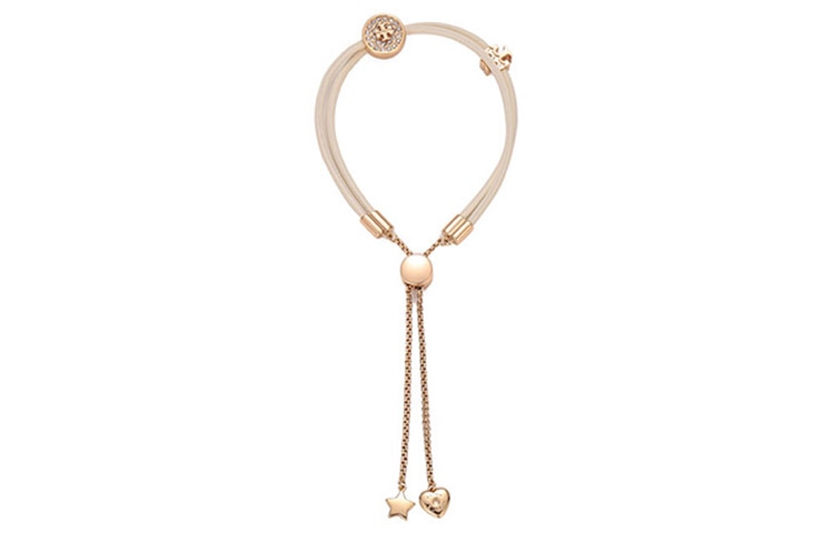 Tory Burch TB Logo Bracelet Ivory — фото 1