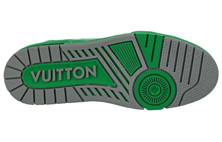 Louis Vuitton Trainer White Green — фото 9