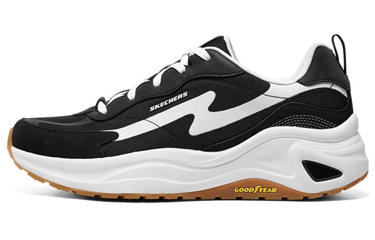 Skechers D'lites Wave Black White — фото 5