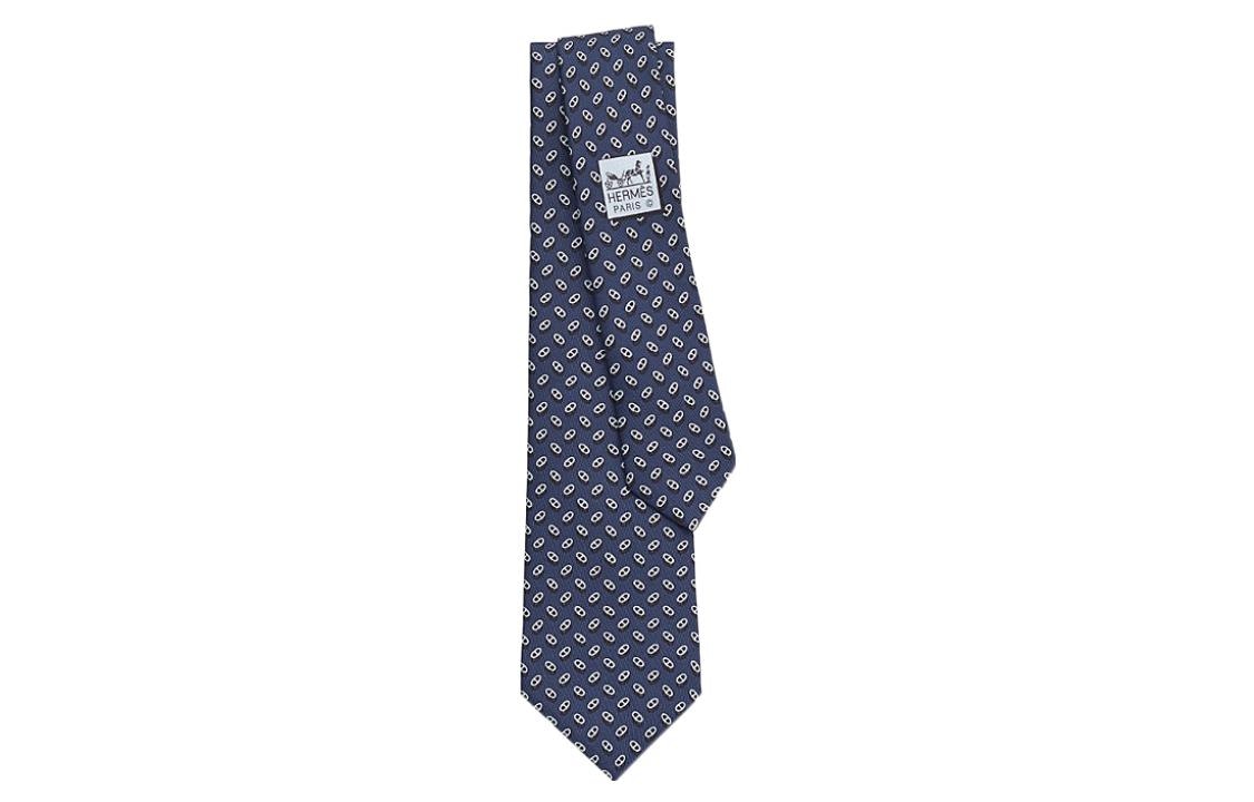 Hermes Tie 7 Maillon Shadow