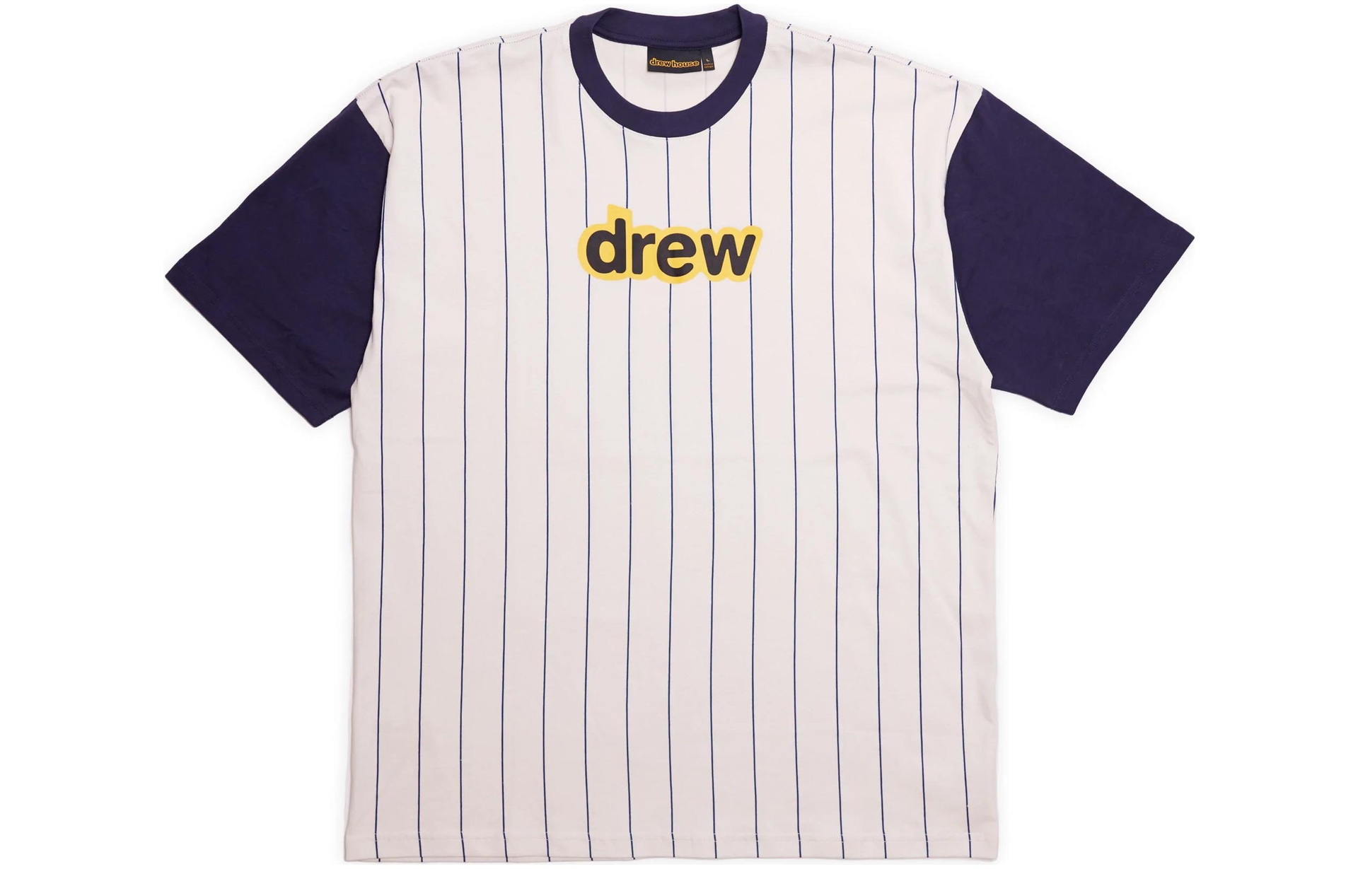 Drew House Secret Ss Tee Navy Pinstripe