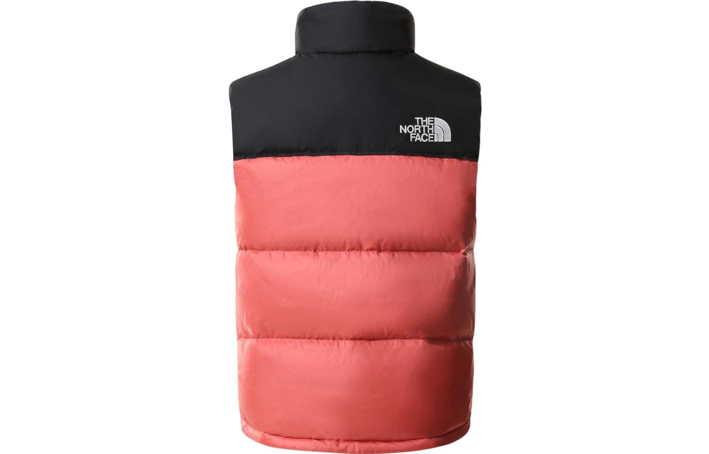 The North Face FW22 Colorblock Packable Down Vest Women Red — фото 1