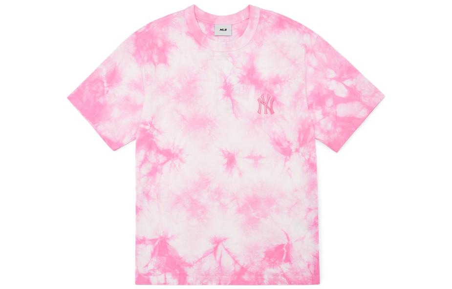 MLB SS22 Logo Embroidery T-shirt Pink