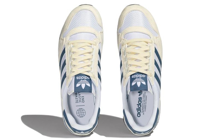 adidas originals adidas ZX 500 White Blue — фото 10