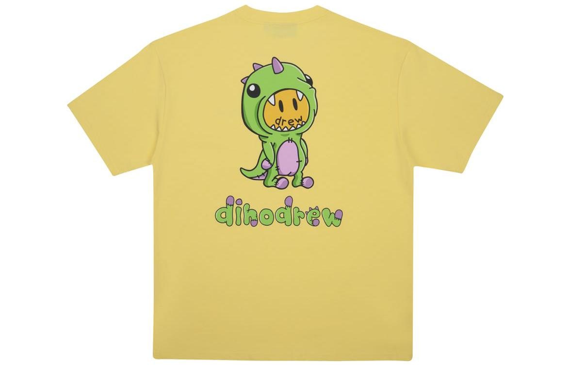 Drew House Dinosaur Series T-Shirt Pastel Yellow