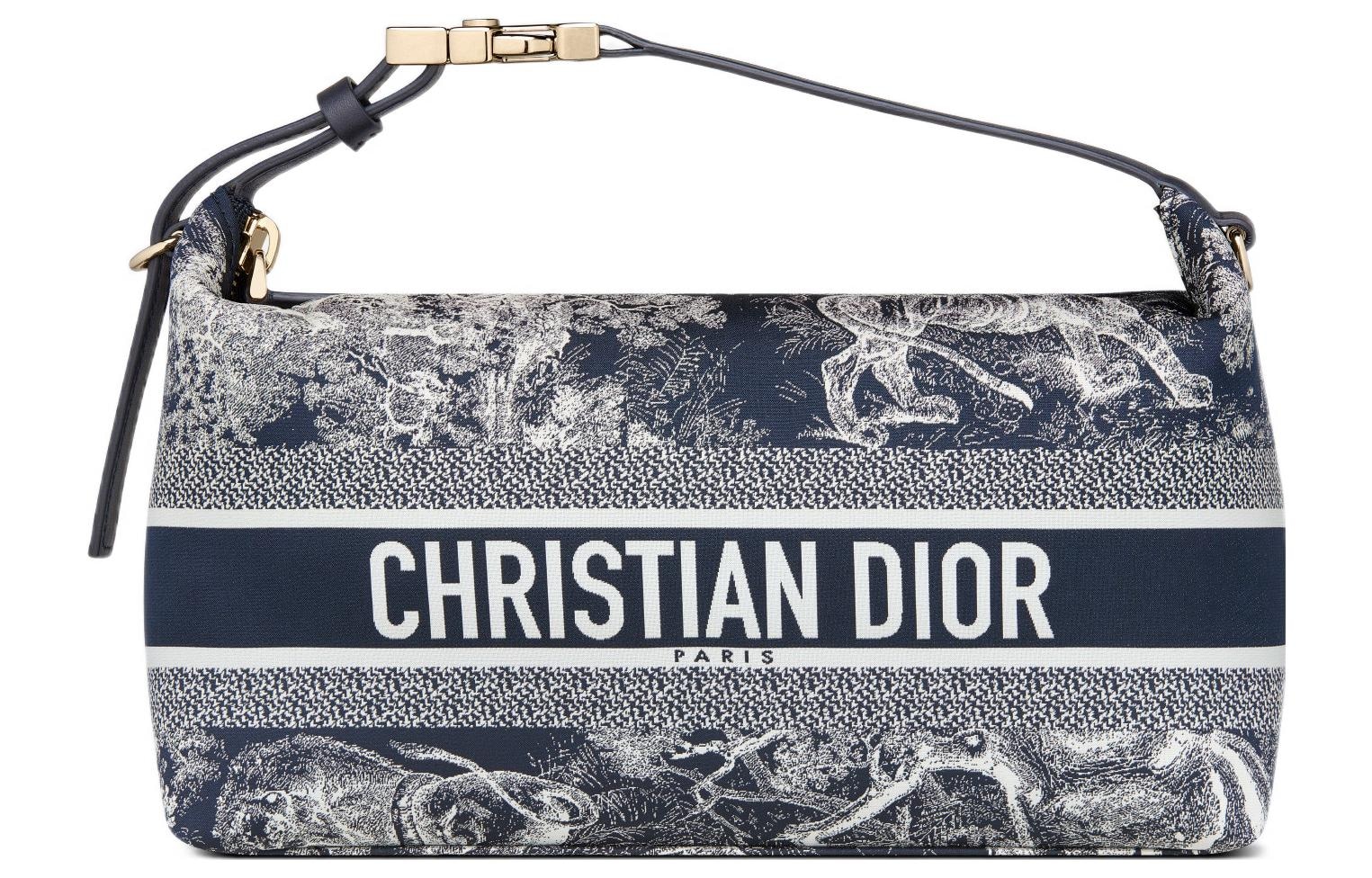 Сумки DIOR Travel Nomad Zipped Pouch Blue Medium