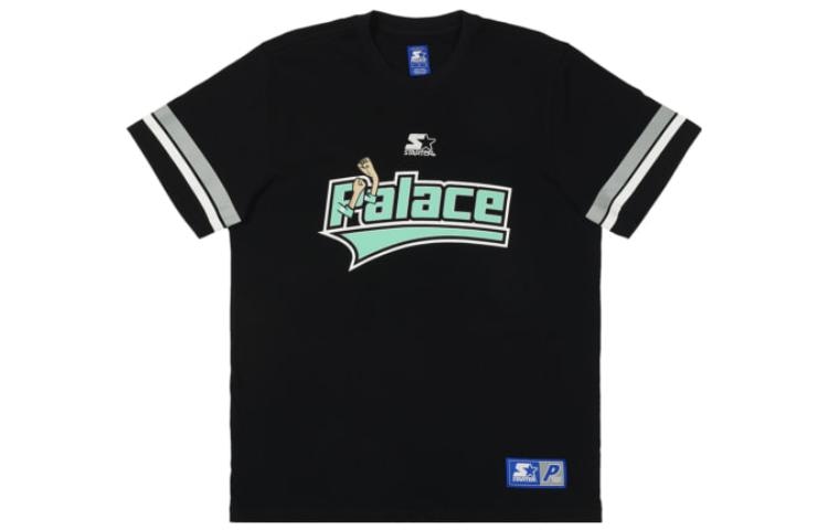 Palace Starter FW22 Striped Logo T-Shirt Black