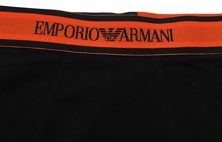 Emporio Armani Boxer Briefs 3-Pack Black — фото 4