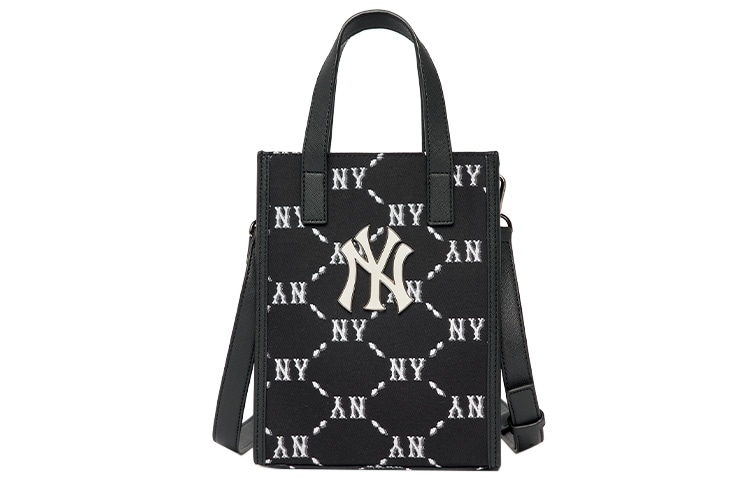 MLB NY Yankees Retro Tote Bag Black White