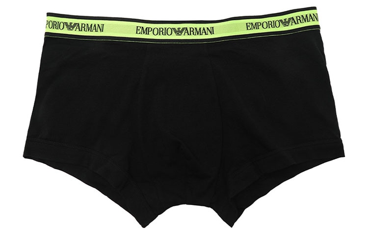 Emporio Armani Boxer Briefs 3-Pack Black — фото 1