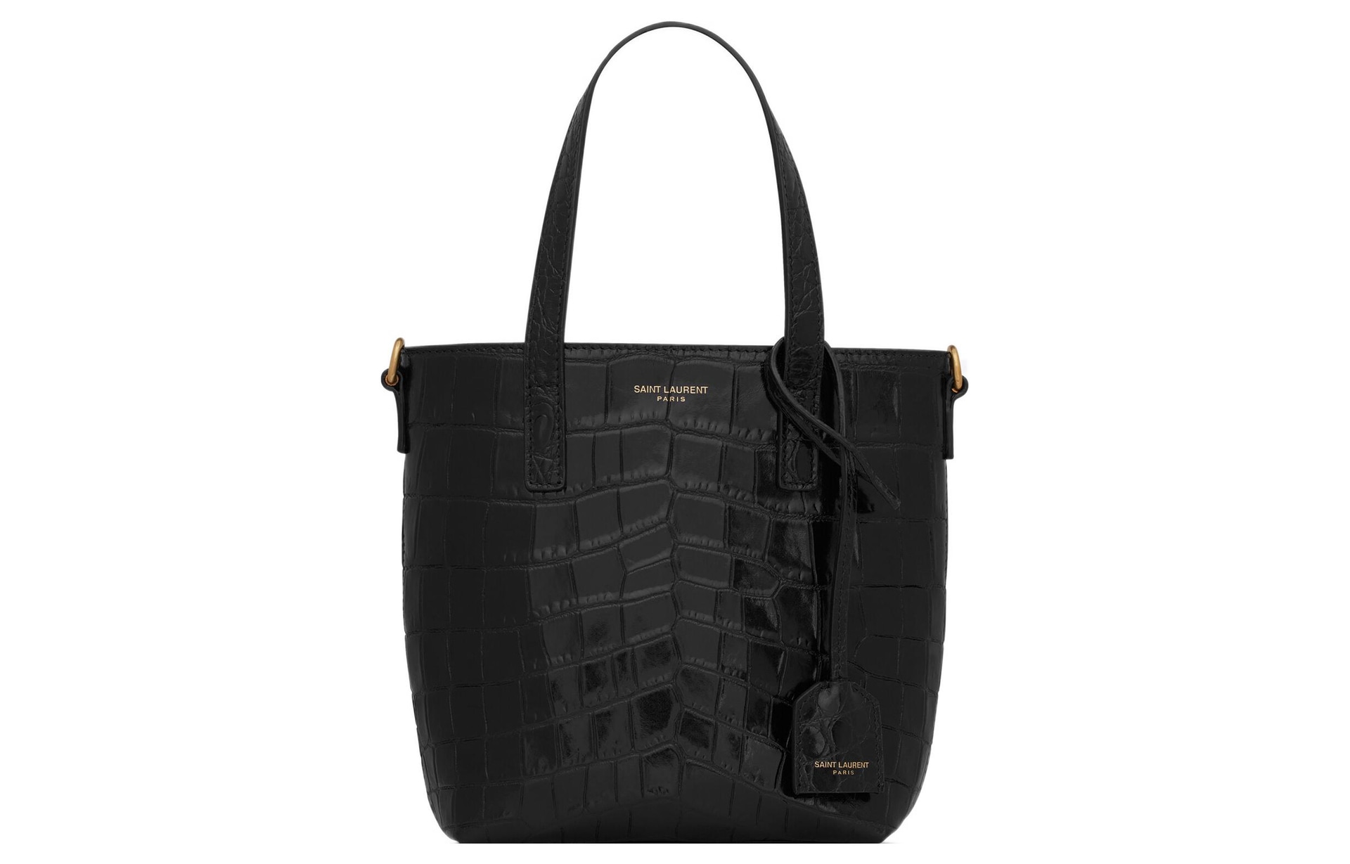 Сумки SAINT LAURENT/圣罗兰 Saint Laurent Paris Mini Tote Bag Black