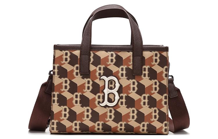 MLB Monogram Boston Red Sox Tote Bag Brown