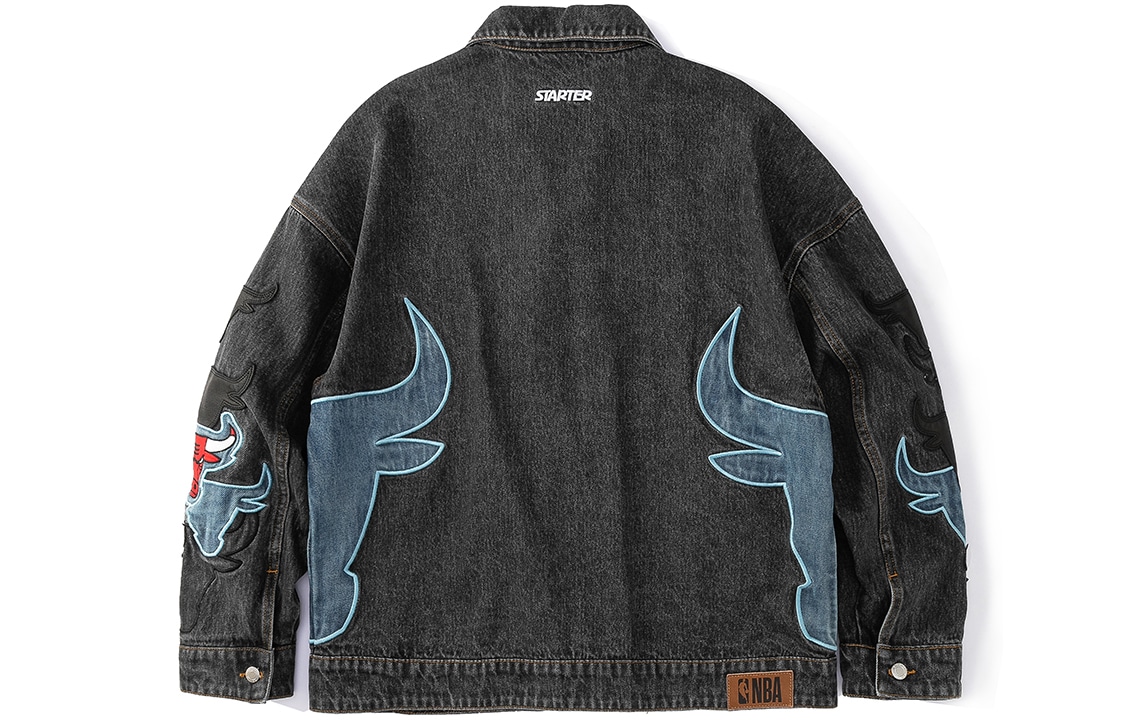 Starter x NBA Bulls Denim Jacket — фото 1