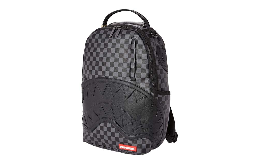 Sprayground Shark Mouth Checkered Backpack — фото 1