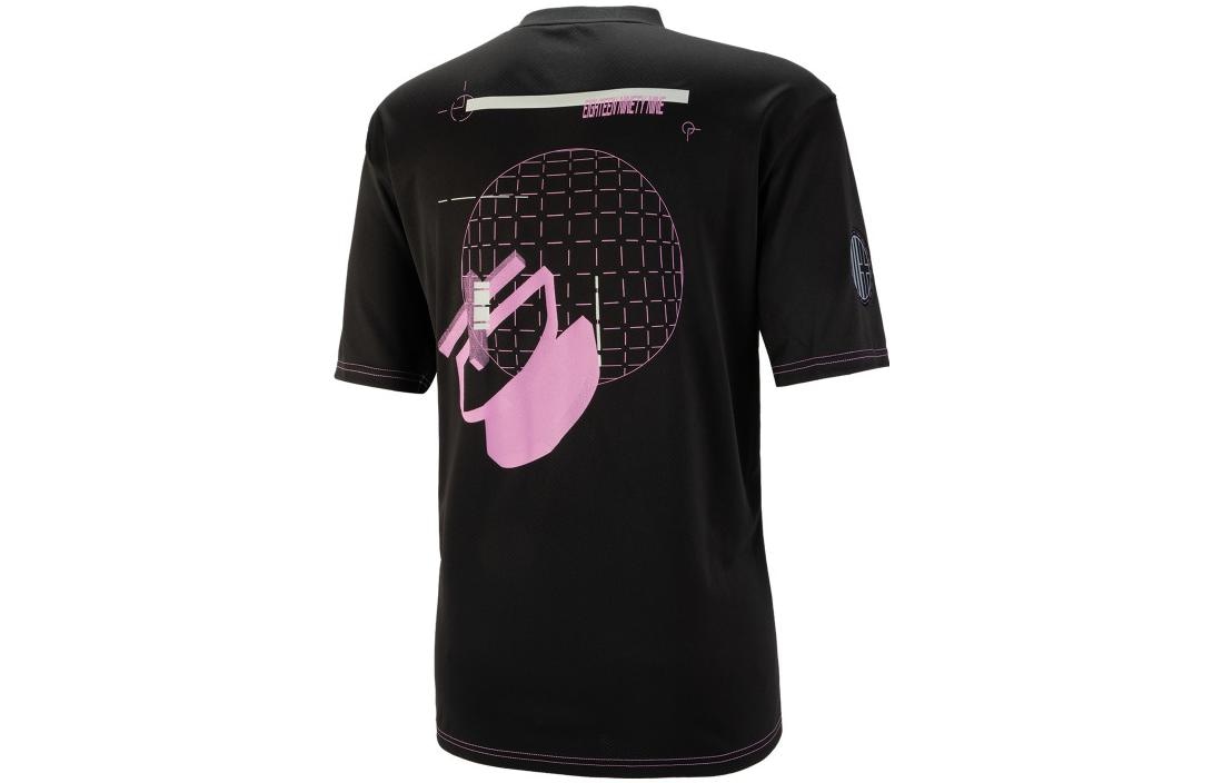 Футболка Puma V-Neck Logo Tee Black
