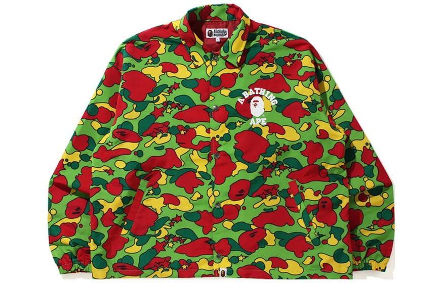 A BATHING APE BAPE STA Camo Coach Jacket — фото 1
