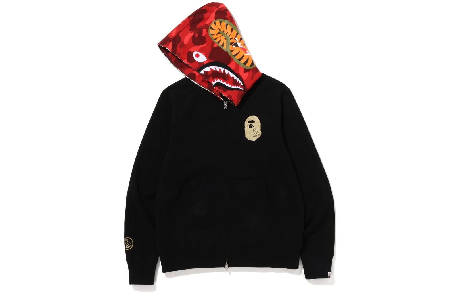 A BATHING APE BAPE x OVO Shark Full Zip Hoodie — фото 1