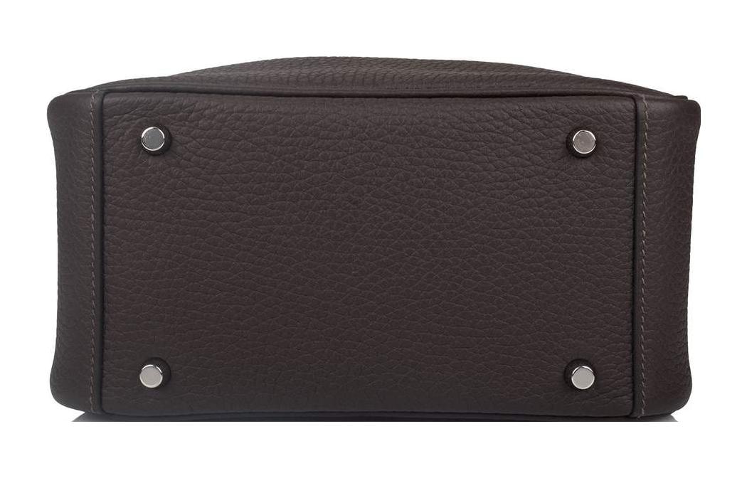 Hermes Lindy 19 Taurillon Clemence Noir — фото 4