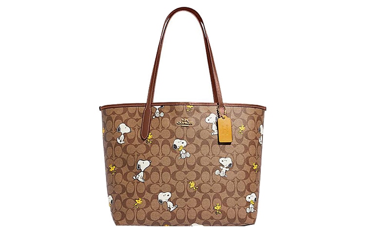 Сумки COACH/蔻驰 COACH x Peanuts Dempsey 33 Brown