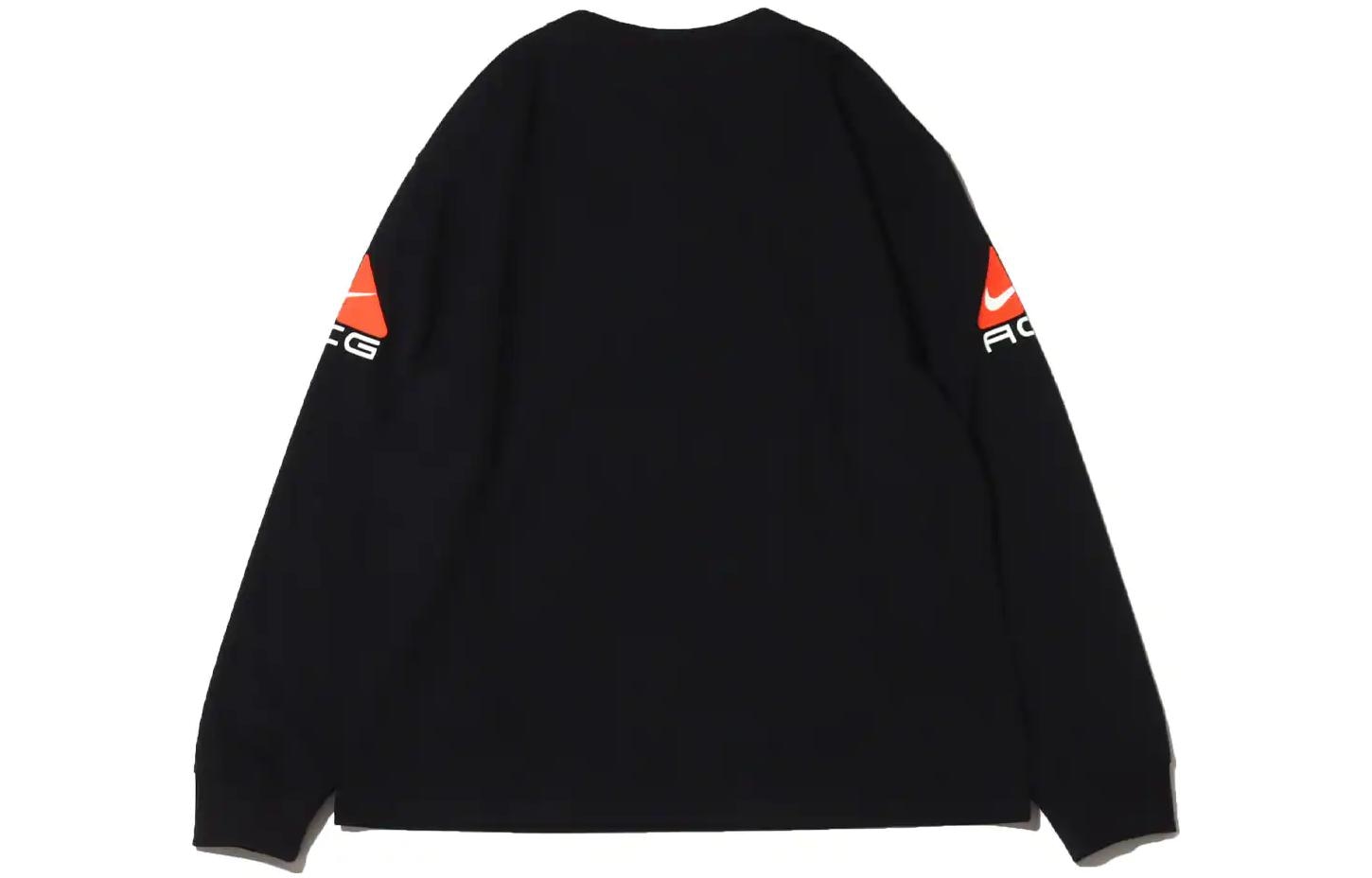 Nike Logo Crewneck Sweatshirt Black — фото 1