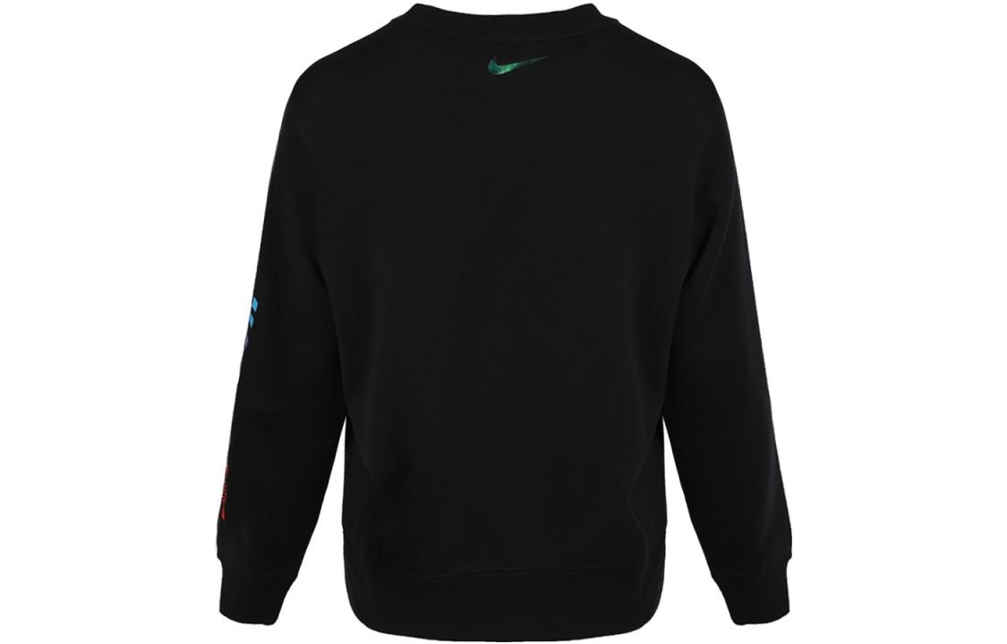 Nike Sportswear Logo Crewneck Sweatshirt Black — фото 1